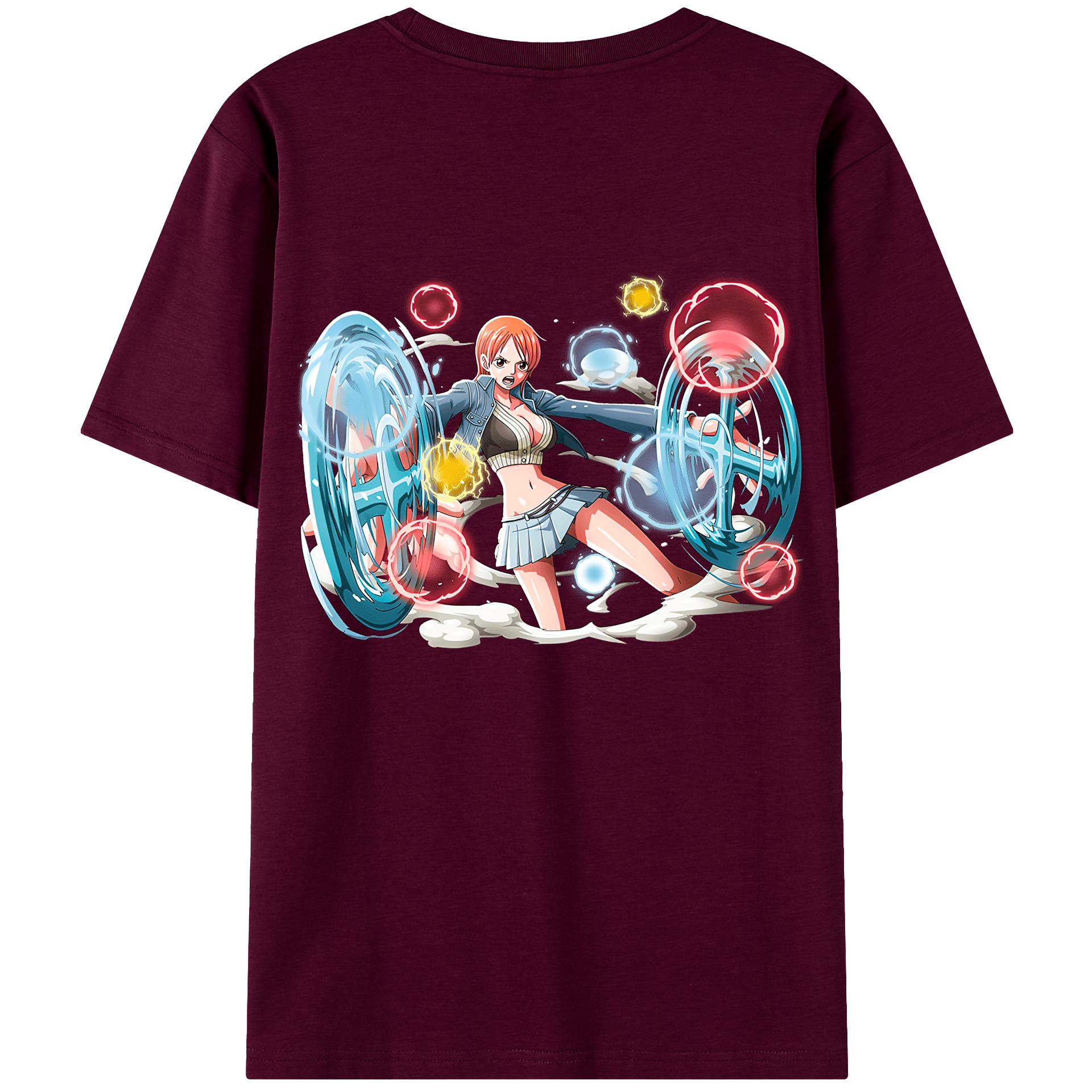 （画像用） ワンピース ナミ ONE PIECE Nami レディース半袖Tシャツ(バックプリント)